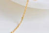 925 Sterling Silver Dainty Saturn Satellite Chain Textured Oval Link Chain