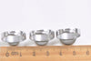 4 pcs Stainless Steel Adjustable Ring Blanks Size 6mm-25mm