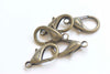Paisley Design Large Decorative Lobster Clasp Set of 10