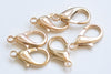 Paisley Design Large Decorative Lobster Clasp Set of 10
