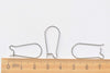 Stainless Leverback Earwire Kidney Earring Findings Supplies