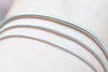 6.6ft (2m) of Stainless Steel Round Snake Cobra Chain 1.2mm/1.5mm/2.4mm/3.2mm