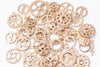Bulk Gear Charms Collection Wheel Parts Pendants Mixed Color And Style 100g (3.5oz)