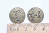 Antique Bronze Believe In Love Round Charms 20mm Set of 10
