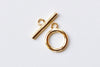 2 Sets 925 Sterling Silver Toggle Clasps Silver/Platinum/Gold/Rose Gold