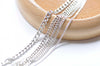 Polished 925 Sterling Silver Curb Chain 1-4mm
