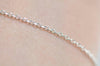 Polished 925 Sterling Silver Textured Oval Chain 0.9mm-2.8mm