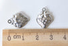 Stainless Steel 3D Charms Pendants Heart Leaf Shrimp Scallop Corn