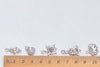 Antique Silver Ocean Themed Charms Sea Star Horse Octopus Mixed Styles Set of 60 A5647