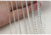 Polished 925 Sterling Silver Curb Chain 1-4mm