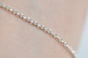 Polished 925 Sterling Silver Textured Oval Chain 0.9mm-2.8mm