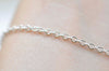 Polished 925 Sterling Silver Oval Chain Various Sizes