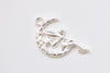20 pcs Fairy Angel On Crescent Moon Charms Pendants 13x24mm Various Colors
