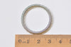 10 pcs of Antique Silver Textured Round Circle Rings 30mm