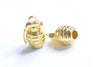 10 pcs Antique Bronze/Silver Grenade Weapon Charms Pendants 23mm