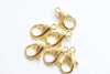 50 pcs Bronze Silver Gold Gunmetal Platinum Black Lobster Claw Clasps