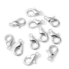 50 pcs Bronze Silver Gold Gunmetal Platinum Black Lobster Claw Clasps