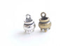 10 pcs Antique Bronze/Silver/Gold Censer Charms Cooking Pot Pendants 8x11mm