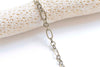 16ft (5m) Antique Bronze Brass Long And Short Oval Flat Chain 3x6mm A6375