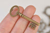 Antique Bronze Skeleton Key Charms Pendants Collection Mixed Style Set of 19 A6671