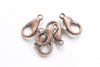 50 pcs Bronze Silver Gold Gunmetal Platinum Black Lobster Claw Clasps