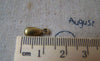 13 pcs of Antique Bronze 3D Drop Charms 5x12mm A5395