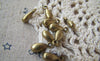 13 pcs of Antique Bronze 3D Drop Charms 5x12mm A5395