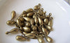 13 pcs of Antique Bronze 3D Drop Charms 5x12mm A5395