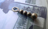 20 pcs of Antique Bronze Bead Ball Charms 6x24mm A7727