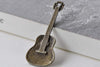 Accessories - 10 Pcs Of Antique Bronze Guitar Pendants Charms 23x62mm A1692