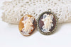 Gorgeous 1 pc Resin Angel Oval Cameo Cabochon 30x40mm A390