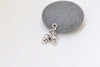 Antique Silver Small Double Pinecones Acorns Charms Set of 20 A8427