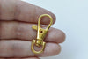 6 pcs Shiny Gold Lobster Swivel Clasps 14x38mm A8551