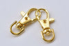 6 pcs Shiny Gold Lobster Swivel Clasps 14x38mm A8551