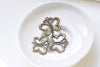 Outlined Small Butterfly Charms Antque Bronze Finish Set of 10 A8445
