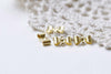 20 pcs of Raw Brass Bow Tie Knot Connectors 7x12mm A8569