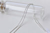 16ft (5m) Silver Faceted Bead Ball Necklace Chain 1.2mm A8592