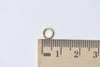100 pcs Anti Tarnish 24K Gold Plated Brass Jump Rings 6mm 19G A8593
