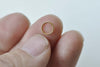 100 pcs Anti Tarnish 24K Gold Plated Brass Split Rings 6mm 25G A8594