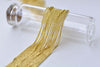 16ft (5m) Gold Plated Brass Bead Ball Chain 1mm A8595