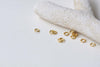 100 pcs Anti Tarnish 24K Gold Plated Brass Jump Rings 4mm 22G A8599