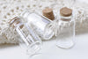 10 pcs Short Glass Bottles Empty Vials Jars With Corks A8614