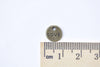 50 pcs Antique Bronze Small Love Round Tag Circle Charms 9mm A8462