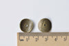 50 pcs Curved Potato Chip Antique Bronze Round Spacer Disc Beads A8620