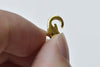 50 pcs Gold Plated Brass Lobster Claw Clasps 6x12mm A8626
