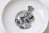 Antique Silver Treasure Box Pendants Chest Charms Set of 20 A8472