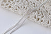 16ft (5m) Silver Plated Steel Curb Chain Link Size 2.8mm A8632