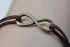 20 pcs Antique Bronze Figure 8 Infinity Connector Charms A8644