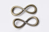 20 pcs Antique Bronze Figure 8 Infinity Connector Charms A8644
