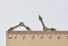 20 pcs Antique Bronze Clock Hands Charms 15x28mm A8667